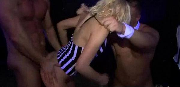  Hot dancing party in night club
